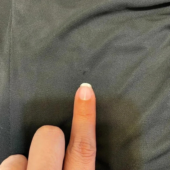 Chetta B Silk Black Evening Formal Gown Rhinestones Babydoll Neckline Women 4 - Picture 7 of 7